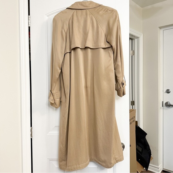 Aritzia Babaton Lawson trench coat size xs beige tan - Picture 2 of 11